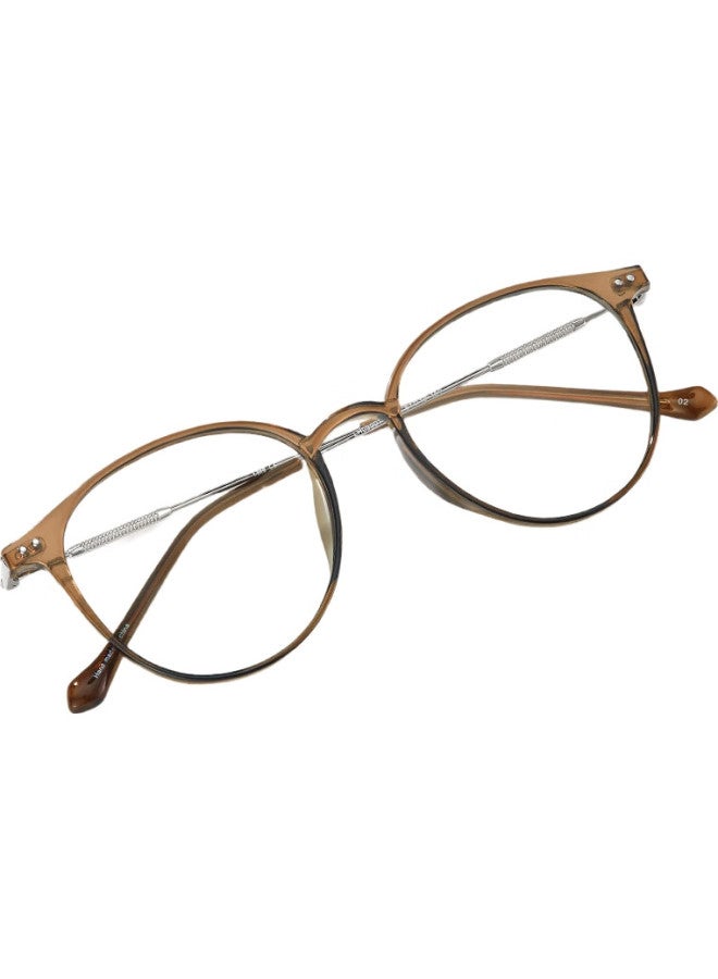 LOHO Plain Ultra-Light Glasses Frame For Women With Myopia, Blue Light Blocking, Large Face Slimming Lh099014 - Image 2