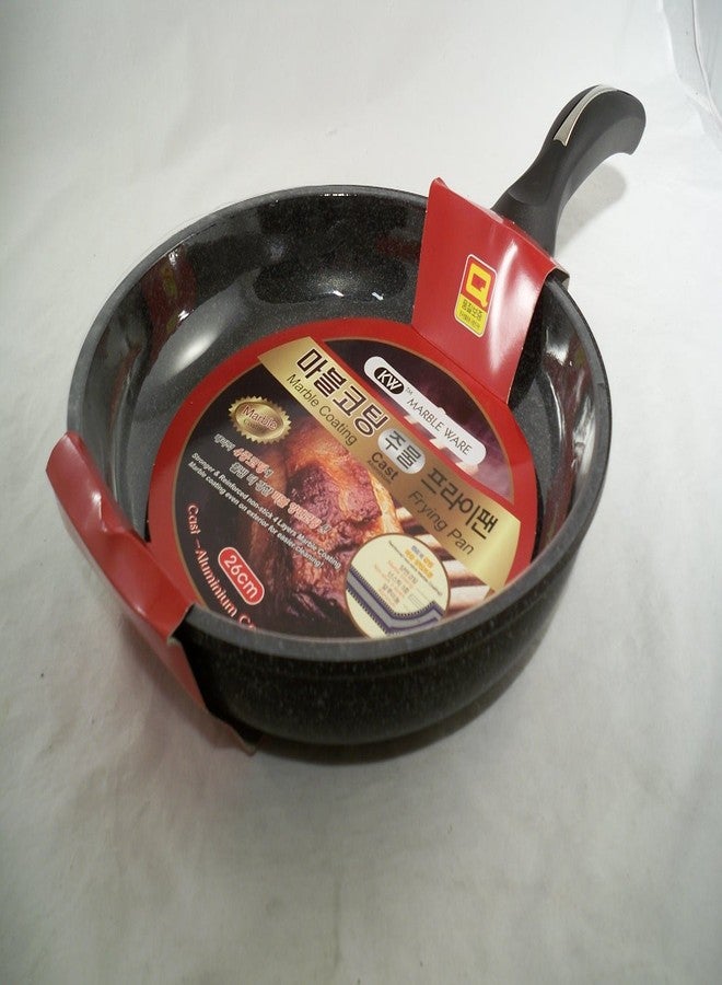 KW Marble Ware Ceramic Marble Coated Cast Aluminium Non Stick Fry Pan 26cm(10 inches) - Image 1
