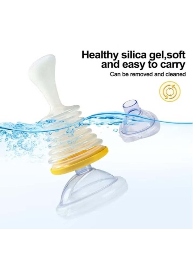 بتيمفم جهاز شفط محمول مضاد للاختناق للبالغين والأطفال، أداة احترافية لإنقاذ مجرى الهواء، للاستخدام المنزلي والسفر والإسعافات الأولية في الهواء الطلق. - Image 3