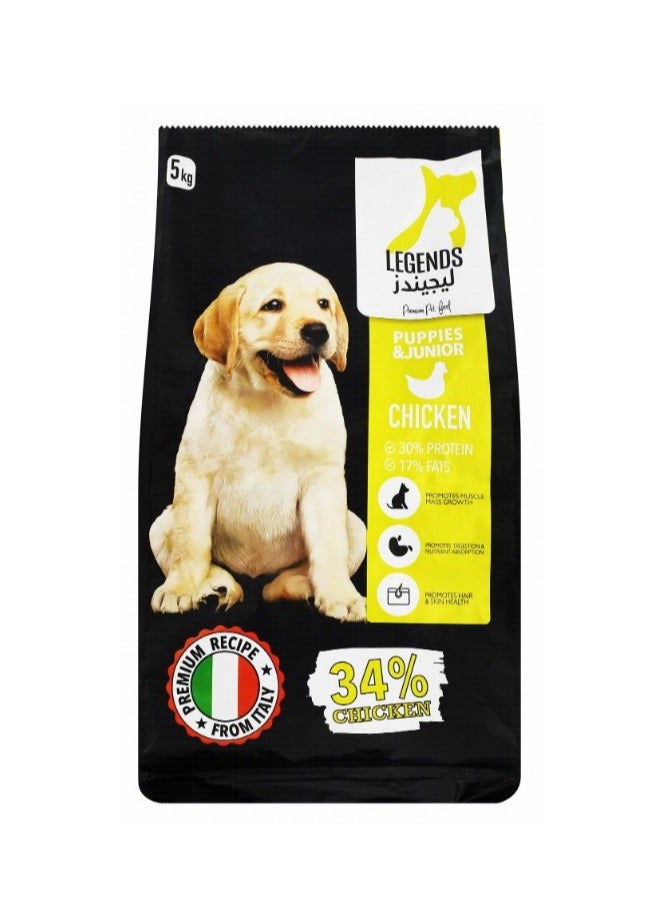 Legends Dry Food with Chicken for Puppies & Junior 5kg