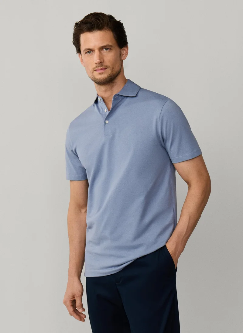 Hackett Classic Fit Short Sleeve Pima Polo