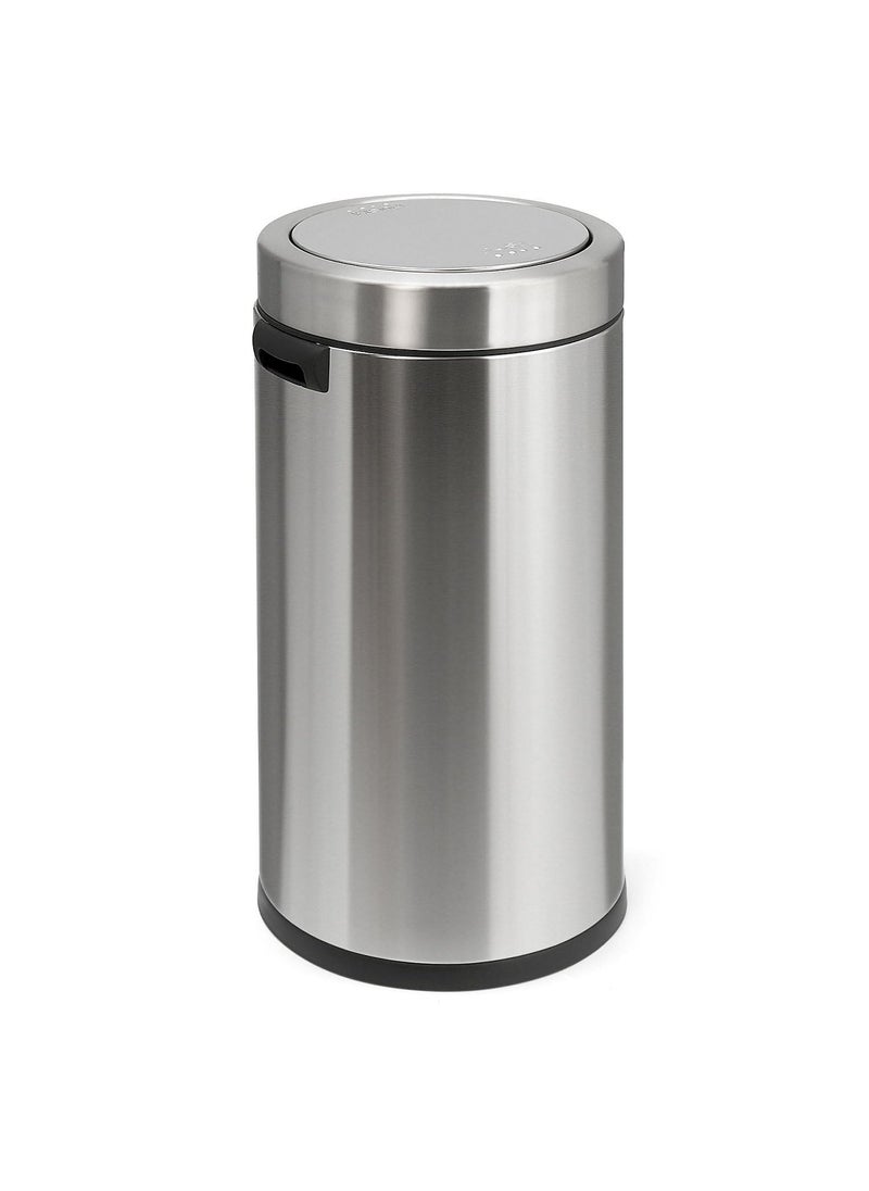 simplehuman simplehuman 55 Liter  145 Gallon Commercial Swing Top Trash Can ADACompliant 1120 Gallons Brushed Stainless Steel 