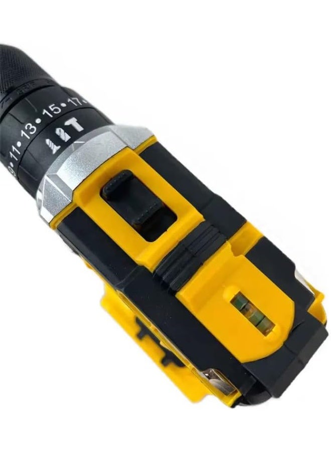 48V Professional Cordless Drill with Two Batteries and Full Case – Cordless Drill for Drilling, Disassembling, and Assembling Furniture – Multi-Speed ​​Power Tool with Bit and Screwdriver Set - Image 4