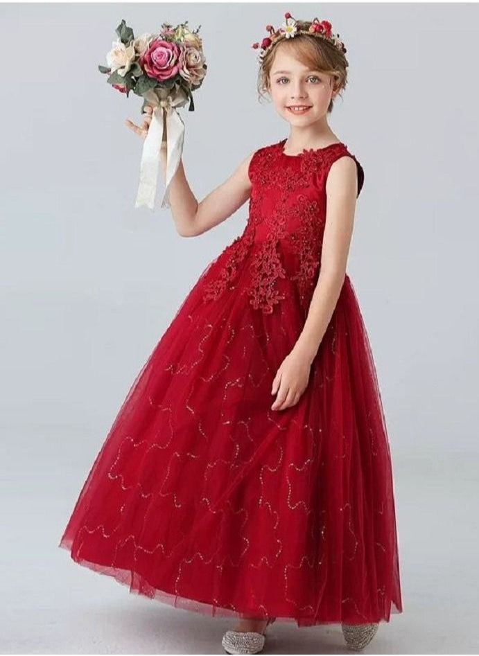 Best Gift Fashion - Kids Clothing For Birthday Wedding Party Red Color - Image 1