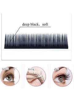 EYEMEI H Extensions 0.18 C Curl Natural Faux Mink Eyelash Extensions Individual Lashes Extension 14Mm Tray Salon Use By Eyemei  - Image 3