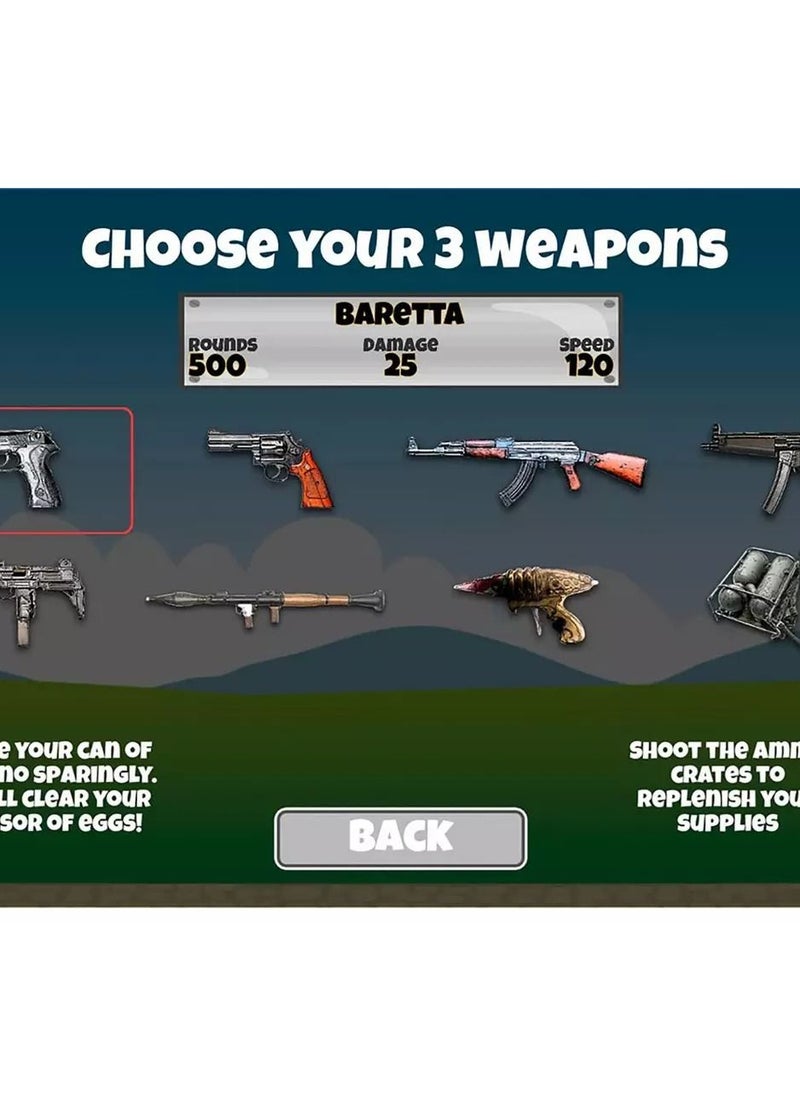 XBITE - Nintendo Switch Chicken Range Game Bundle with Rifle Accessory - Image 1