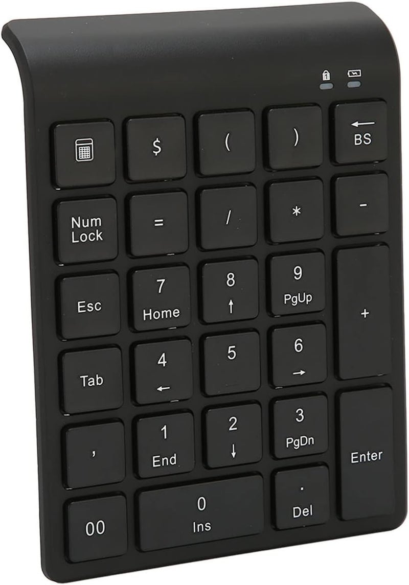 klarako Wireless Bluetooth Numeric Keypad 27 Key, Portable Mini Input Number Pad External Number Keypad Support Shortcut Keys for Laptop Tablet - Image 1