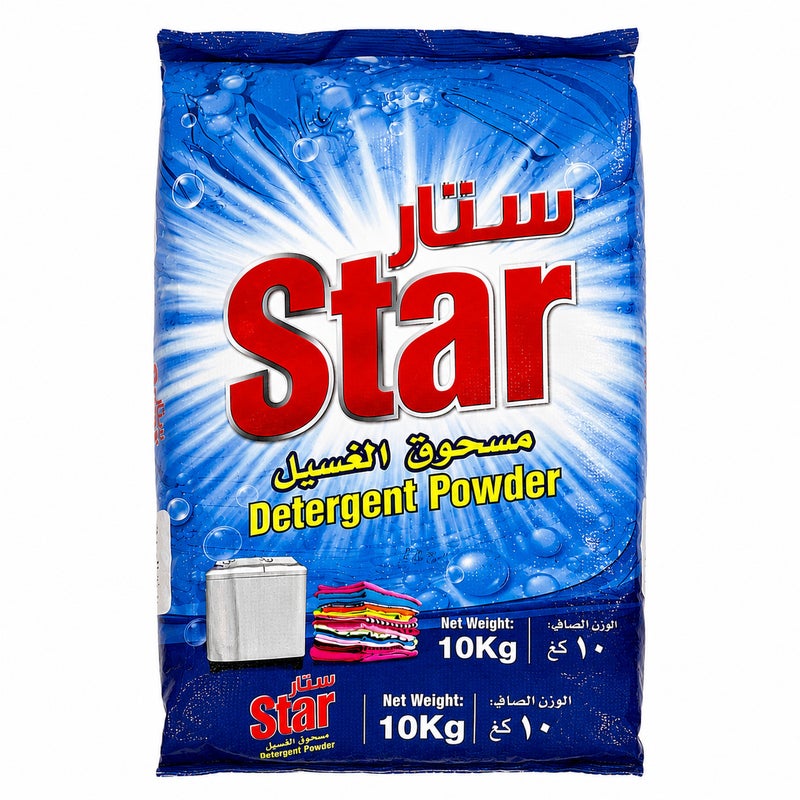 Star Detergent Powder, Effective Cleaning, Freshness that Lasts, Perfect for Home and Industrial Use, 10 Kg - Image 1