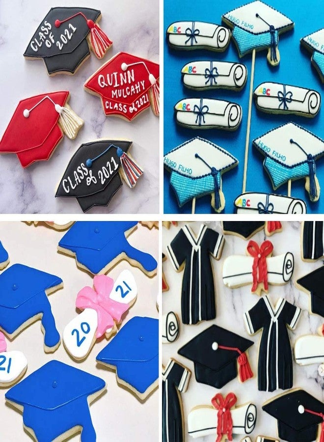 Q-BAKER 4.4" Graduation Cap Cookie Cutter, Stainless Steel Molds Graduation Cap for High School College Parties - Image 5