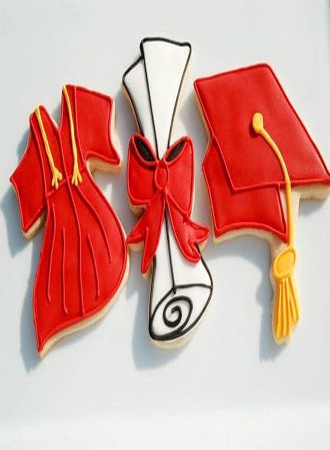 Q-BAKER 4.4" Graduation Cap Cookie Cutter, Stainless Steel Molds Graduation Cap for High School College Parties - Image 4