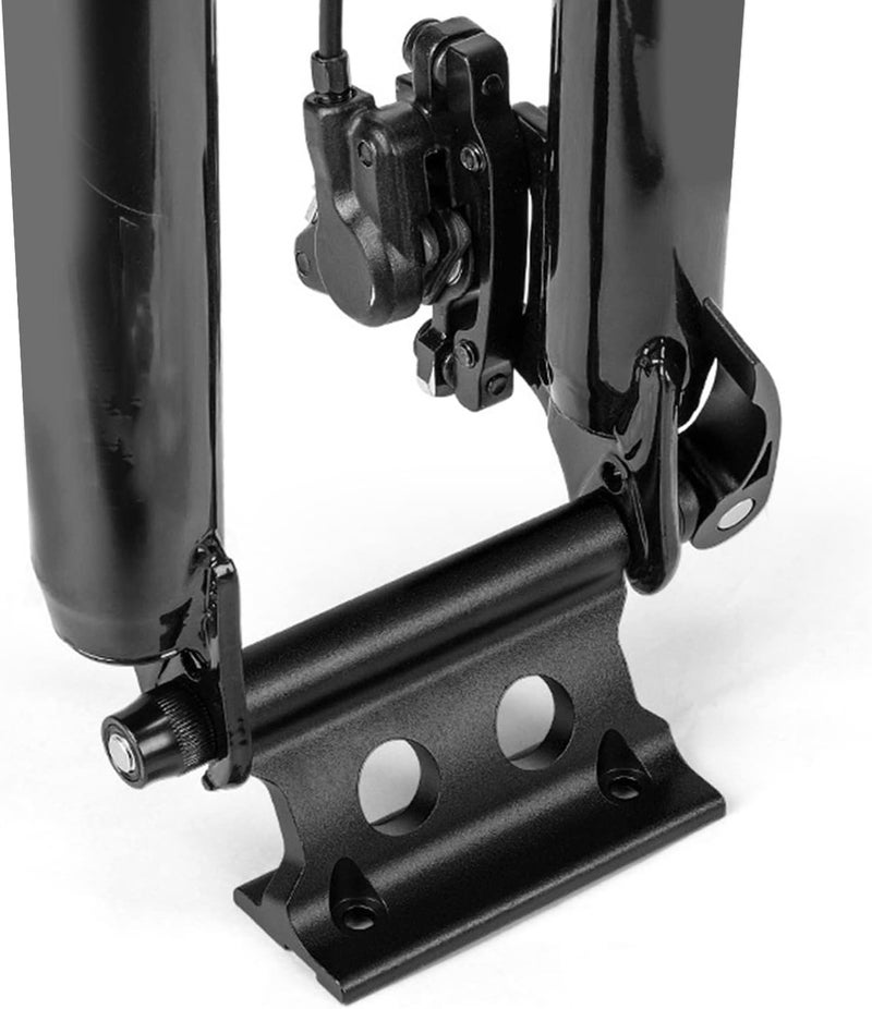 SUNGOOYUE Bike Front Fork Mount Fork Mount Car Roof Aluminum Alloy with Strong Bearing Capacity for Safe Bike Transport (One Size) - Image 2