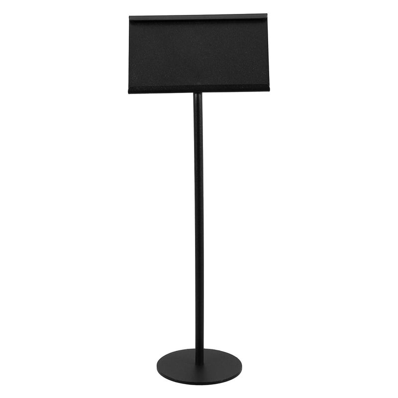 Double Sided Stainless Steel Table Card Holder 25cm Black For Restaurant Wedding Buffet - Image 2
