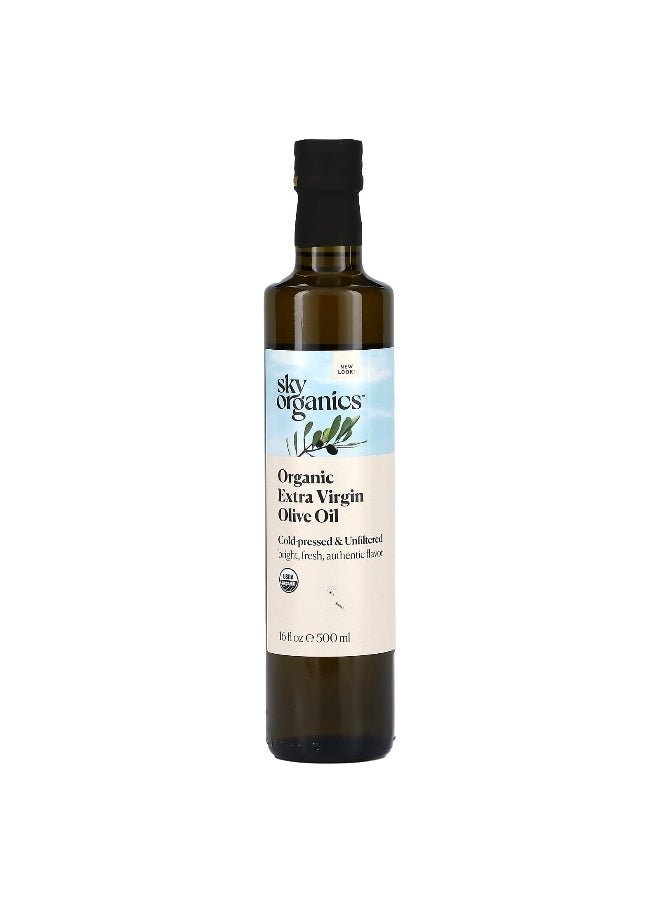 Sky Organics Sky Organics, Organic Extra Virgin Olive Oil, 16 fl oz (500 ml)  - Image 1