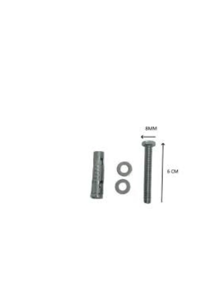 KNP KNP 12mm Stainless Steel Fix Bolt Pack of 2 provides two robust and durable bolts made from high-quality stainless steel. - Image 1
