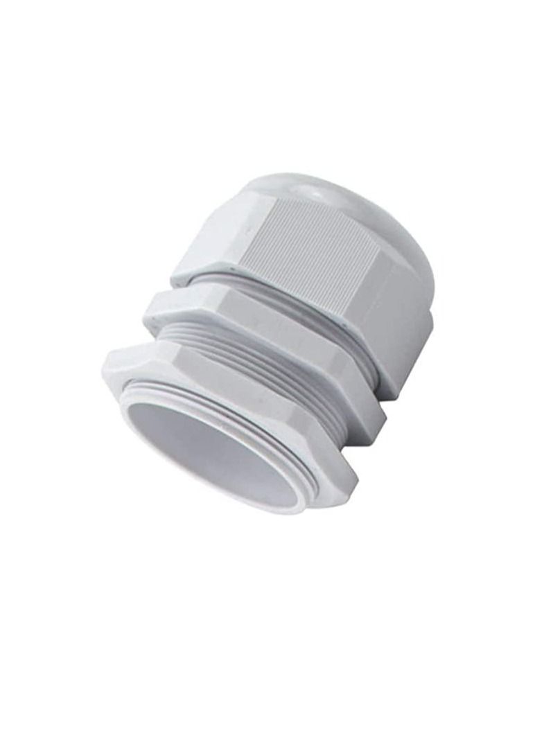 Armoured Cable Gland Kit for Outdoor Sockets and Junction Boxes & Industrial Use with Lock Nut PVC Shroud and Earth Tag (75L, CW) - Image 1