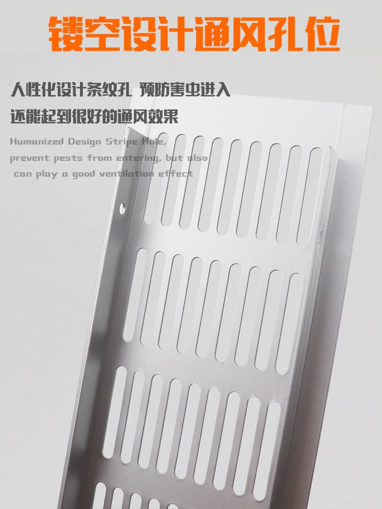 Aluminum Alloy Ventilation Net Cabinet Rectangular Heat Dissipation Ventilation Hole Shoe Cabinet Ventilation Hole Ventilation Net - Image 5