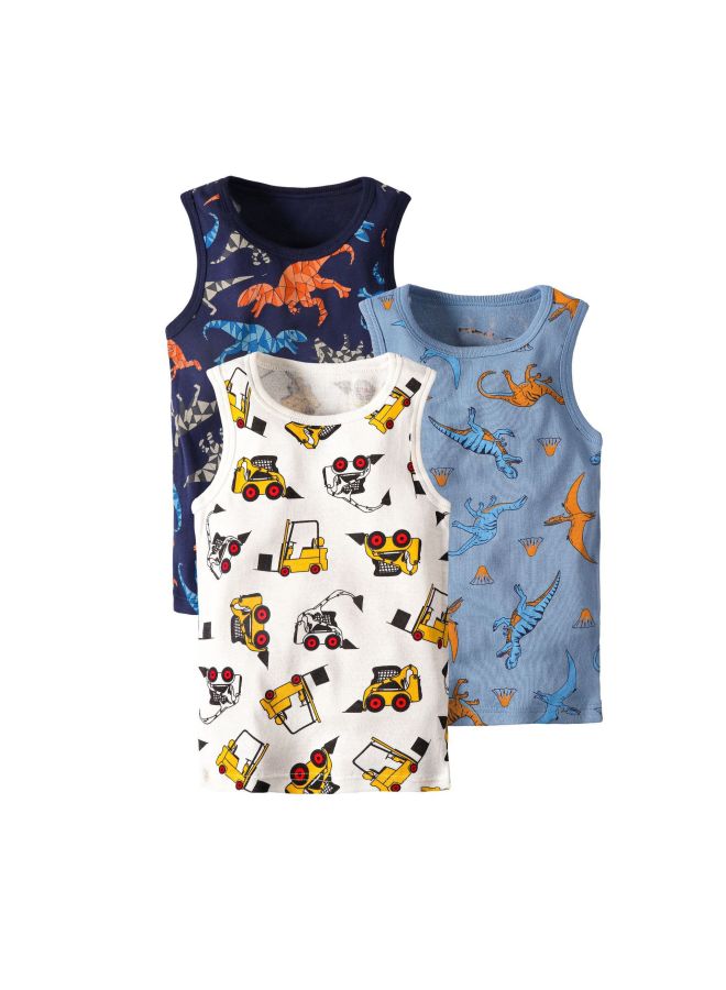 American Children's Clothing Kids' Vests 100% Pure Cotton Boys' All-cotton Vests For Small And Medium-sized Children Girls' Baby Knitted Vest Tops