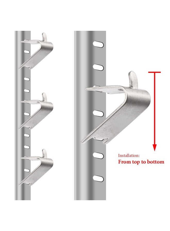 Hotop 32 Pieces 920158 Refrigerator Shelf Clips Freezer Cooler Shelf Support Commercial Replacement Rack Clips Buckles for Fridge Parts - Image 5