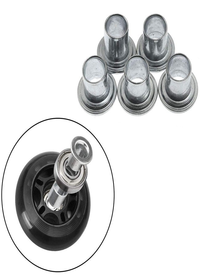 Maxmoral 20PCS Replacement of Inline Skate Axle Spacer Screw Skate Wheel Bearing Spacer, Replacement of Side Plugs Inline Skate Shaft Gaskets - Image 5