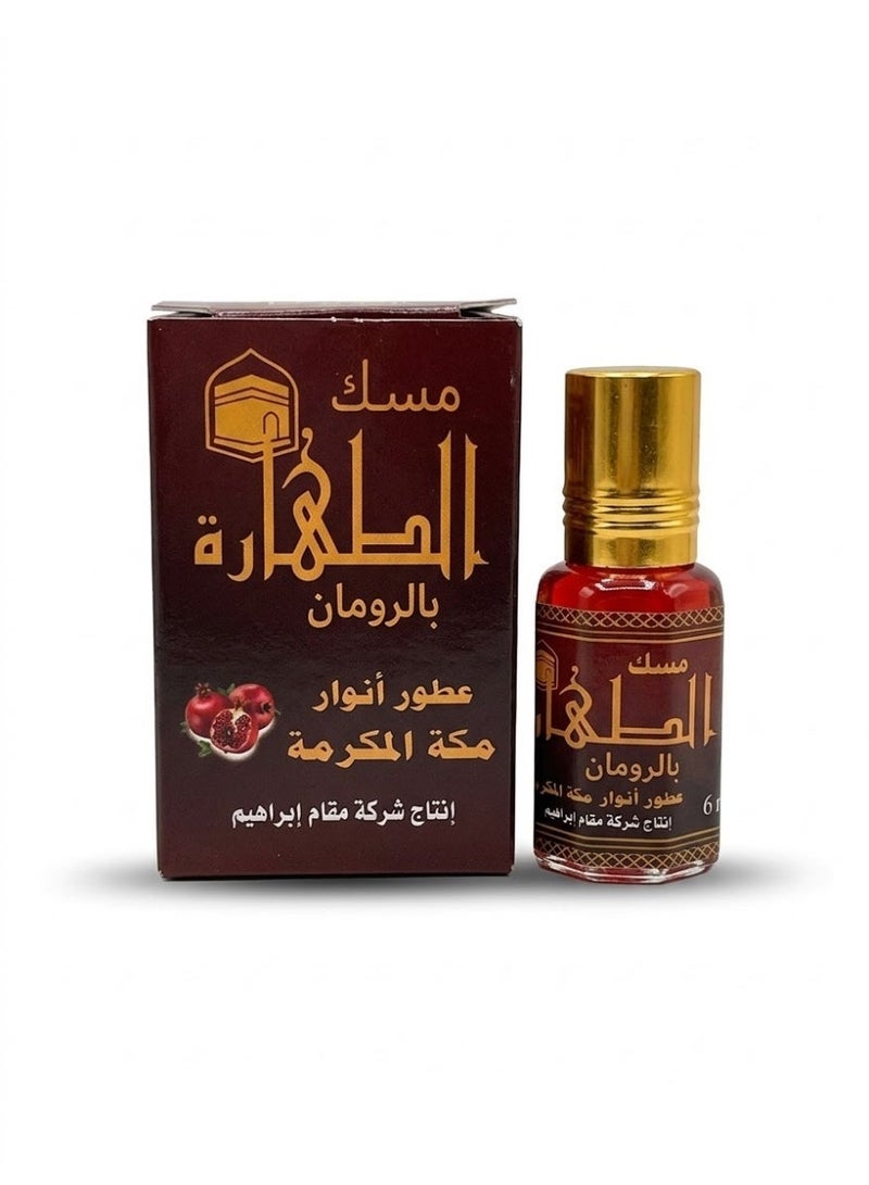 Musk Al Tahara Concentrated Pomegranate Musk Perfume, Alcohol-Free, 6ml - Image 1