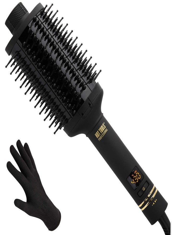 هوت تولز فرشاة تصفيف الشعر البيضاوية الساخنة برو أرتيست من هوت تولز، لون أسود/ذهبي - Image 1
