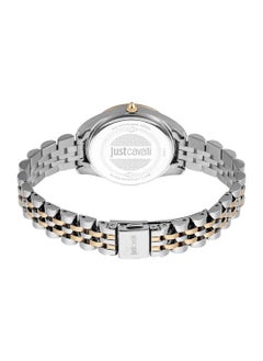 Just Cavalli ساعة يد نسائية أنالوج دائرية من الفولاذ المقاوم للصدأ JC1L210M0185 - 32 مم  - Image 3