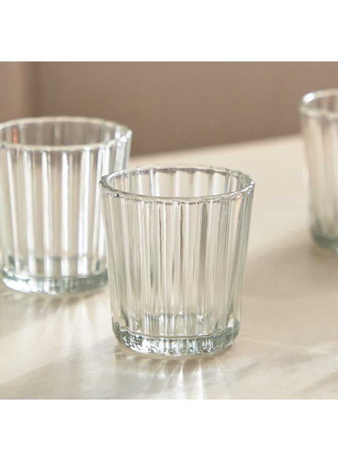 Home Box Tria Clear 3-Piece Tealight Holder Set 6 x 6 x 6 cm - Image 3