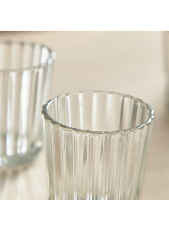 Home Box Tria Clear 3-Piece Tealight Holder Set 6 x 6 x 6 cm - Image 4
