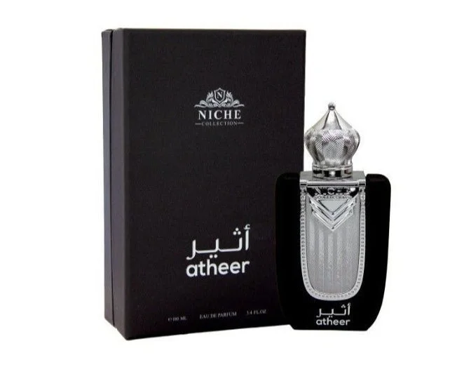 NICHE PERFUMES Khalis Atheer Eau de Parfum, Niche Collection, Long-Lasting Oriental Fragrance, 100ml
