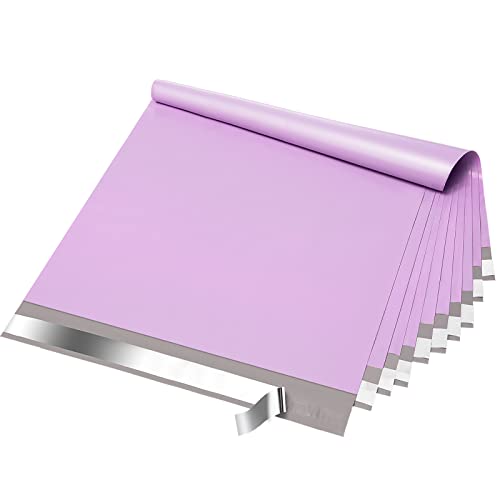 Fuxury Large Poly Mailers 19x24 Inch 50 Pcs, Waterproof Shipping Bags for Clothing, Strong Adhesive Shipping Envelopes for Small Business Suppliers, Self Seal Mailers Poly Bags Mailing Bags Purple - Image 1