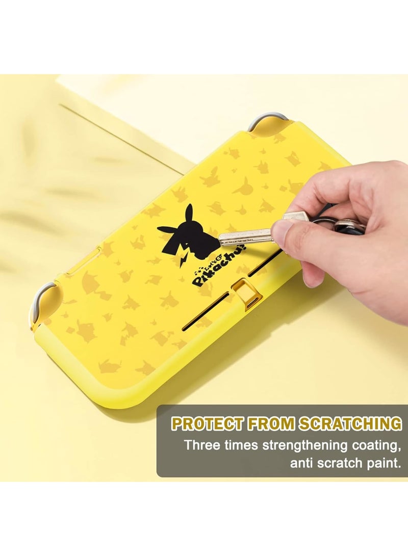 KASTWAVE Flash Pika Switch Lite Protective Case Cool Soft TPU Shell Shockproof Scratch Resistant Cover Joy Con Japanese Amine Skin (Rocker cap not included) - Image 3