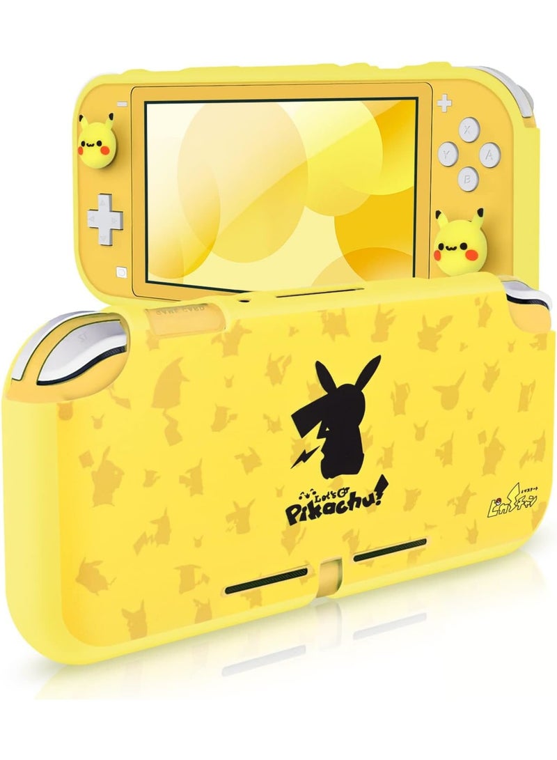 KASTWAVE Flash Pika Switch Lite Protective Case Cool Soft TPU Shell Shockproof Scratch Resistant Cover Joy Con Japanese Amine Skin (Rocker cap not included) - Image 1