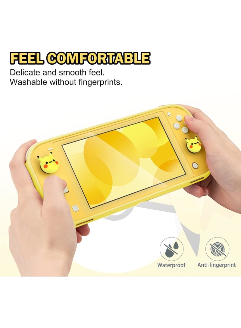 KASTWAVE Flash Pika Switch Lite Protective Case Cool Soft TPU Shell Shockproof Scratch Resistant Cover Joy Con Japanese Amine Skin (Rocker cap not included) - Image 4