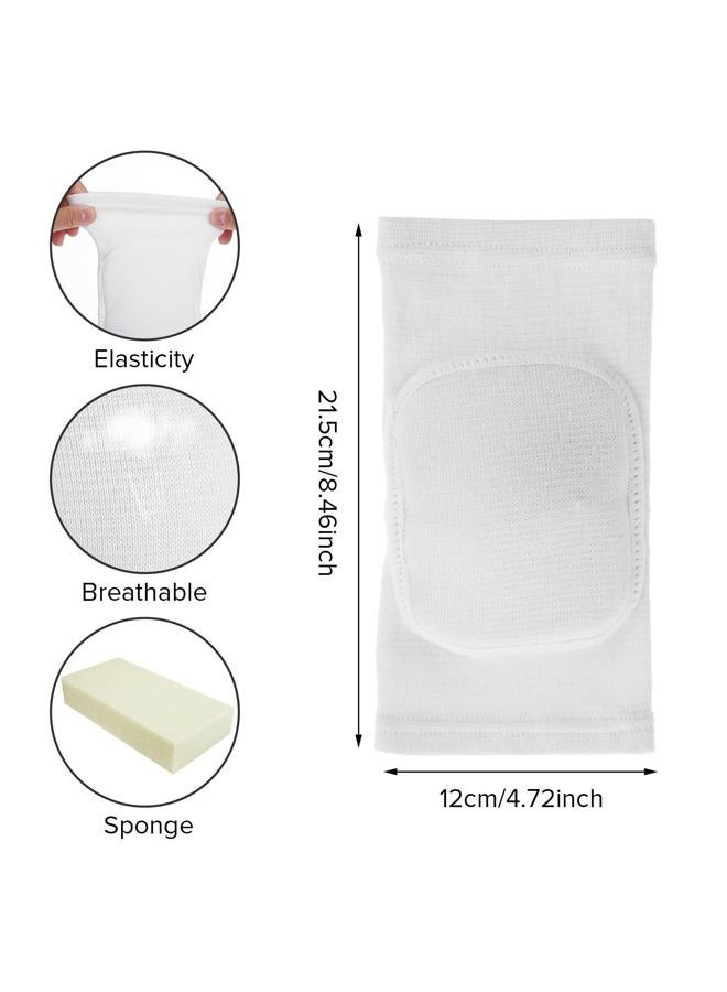 COMNICO Arm Brace Pads Elbow Protector Strap Pair, Breathable Anti-Collision Sponge Tendonitis Fitness Volleyball Basketball Tennis Golfers Knee Support Band for Kids Men Women Elderly - Image 3