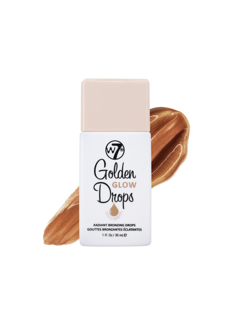 W7 W7 Golden Glow Drops  Liquid Bronzing Drops For Flawless Skin  A Radiant Finish 