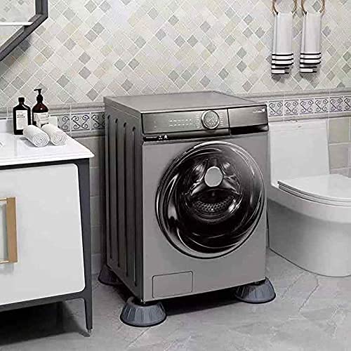 TipTop creation 4pcs Anti Vibration Pads for Washing Machine Washer and Dryer Pedestals Laundry Washing Machine Support Washing Machine Feet Stabilizer