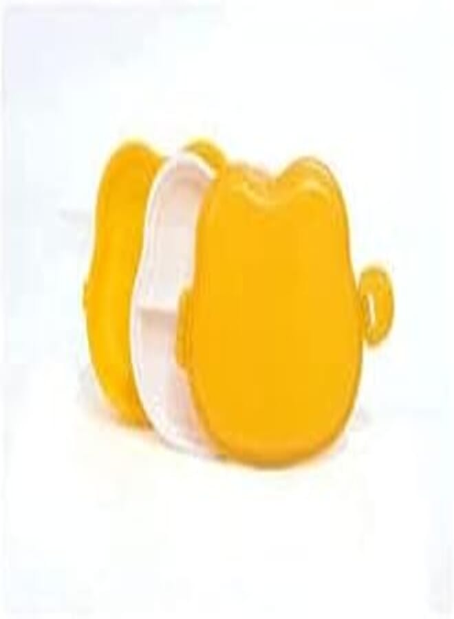 Nomix Nomix Lunch Box Apple Shape Yellow 1 Liter N-761-Y 