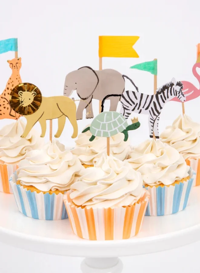 Meri Meri Safari Animals Cupcake Kit