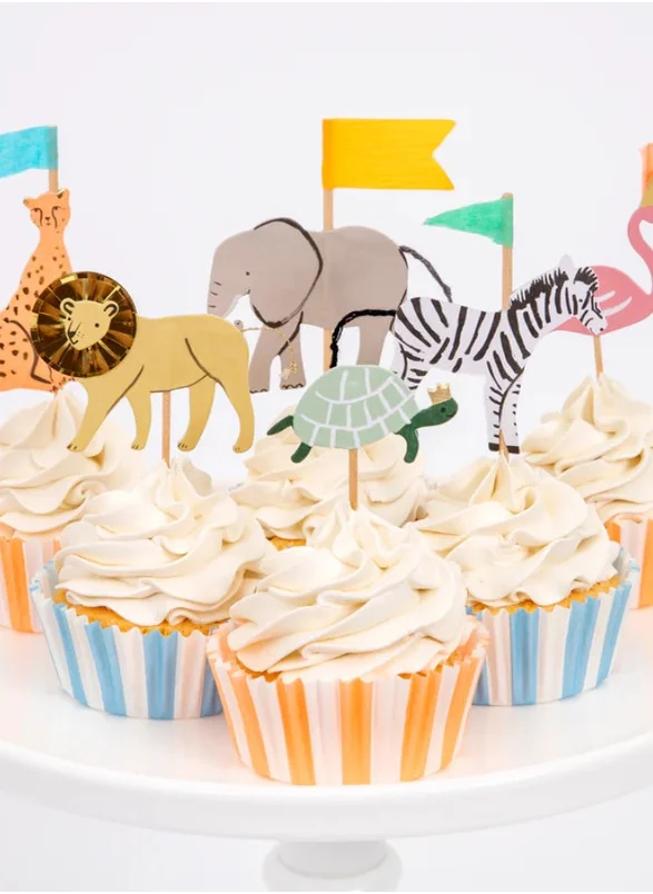 ميري ميري Safari Animals Cupcake Kit