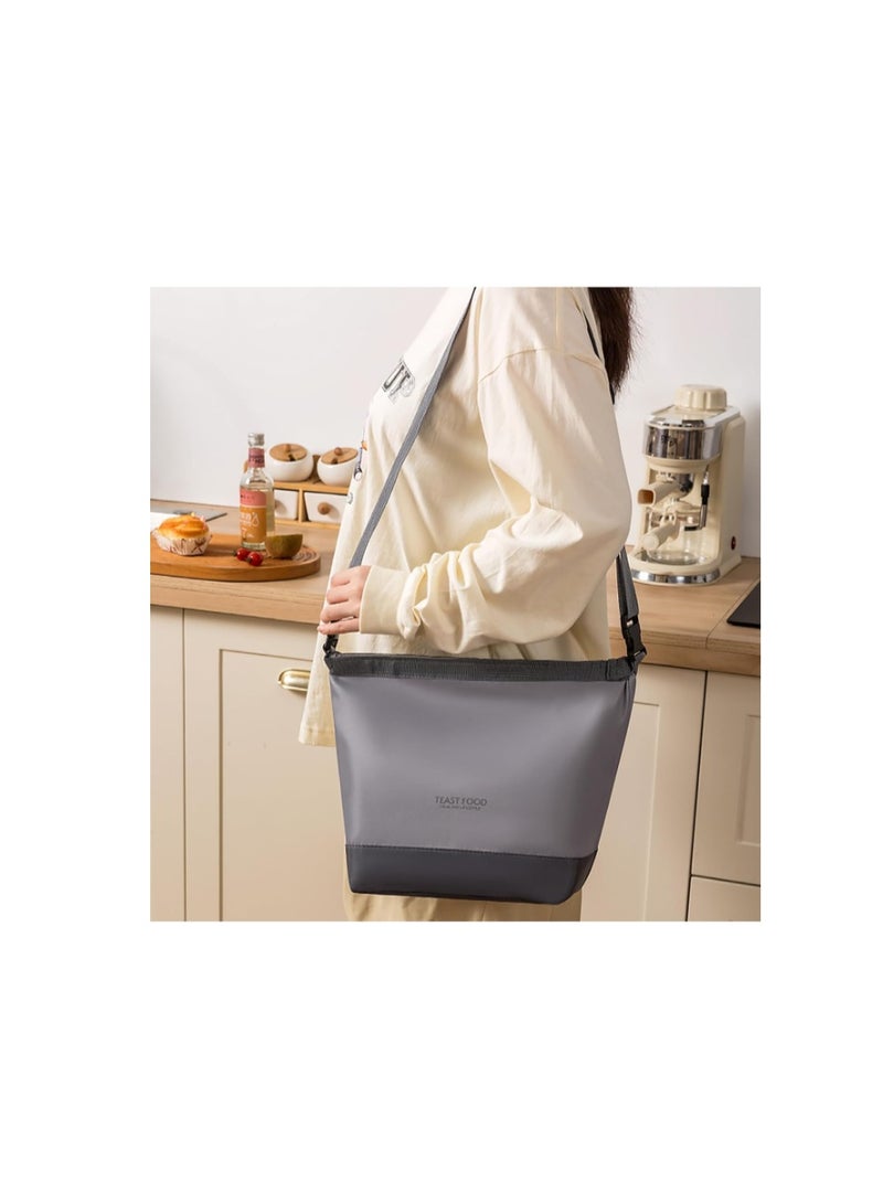 Lunch Box bag For men women kids Food Cooler Bag with Crossbody & Handheld Straps, Ideal for Office, Travel, School Picnics Fishing Beach Hiking - Image 2