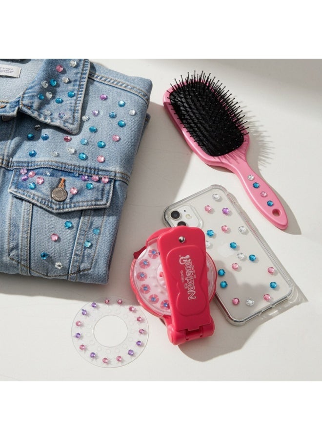 Bling Bling Hair & Accessory Styling Tool for Girls - Glam Styling Set with Sparkling Jewels - Image 5