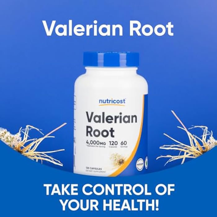 Nutricost Valerian Root Extract 120 Capsules for 60 Servings Per Bottle - Vegetarian, GMO Free and Gluten Free - Image 5