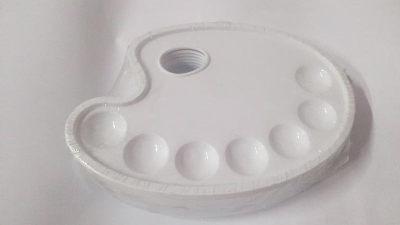 Ark Paint Palette Plastic Oval 7 Well Model 181