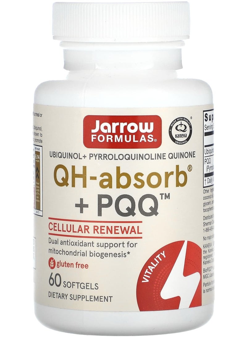 jarrow formulas QH-Absorb + PQQ, 60 Softgels