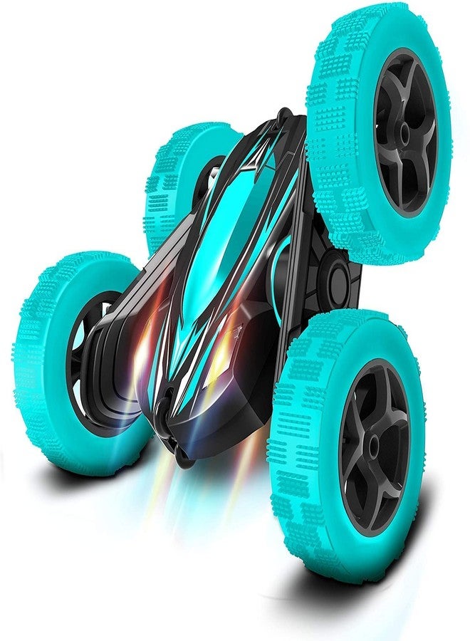 Pascol 360° Double-Sided RC Stunt Car - 4WD 2.4GHz Remote Control Off-Road Vehicle with Rotation, High-Speed Racing, LED Lights, Durable Plastic Build, Toy for Kids, Boys & Girls, Multicolor - Image 4