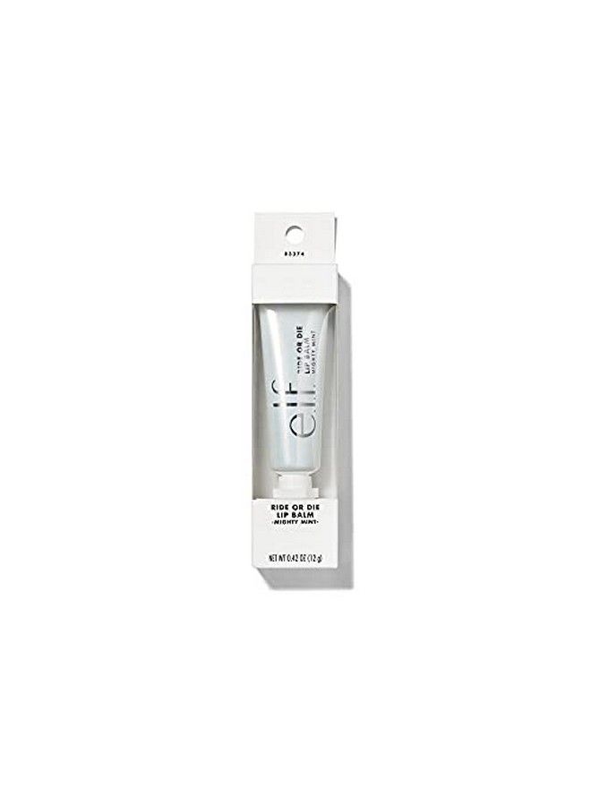 elf Ride Or Die Lip Balm Ultrahydrating Clear Lip Balm Infused With Jojoba Oil Sheer Finish Mighty Mint 0.42 Oz (12G) - Image 3
