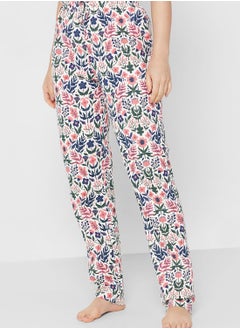 Ginger All Over Printed Pyjama Set  - Image 4