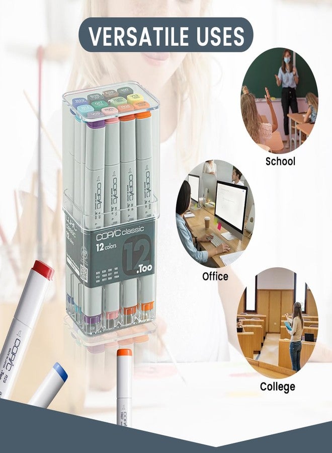 كوبيك مجموعة أقلام التحديد الأصلية من كوبيك - ١٢ قطعة - أساسية - Image 5