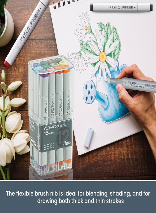 كوبيك مجموعة أقلام التحديد الأصلية من كوبيك - ١٢ قطعة - أساسية - Image 2