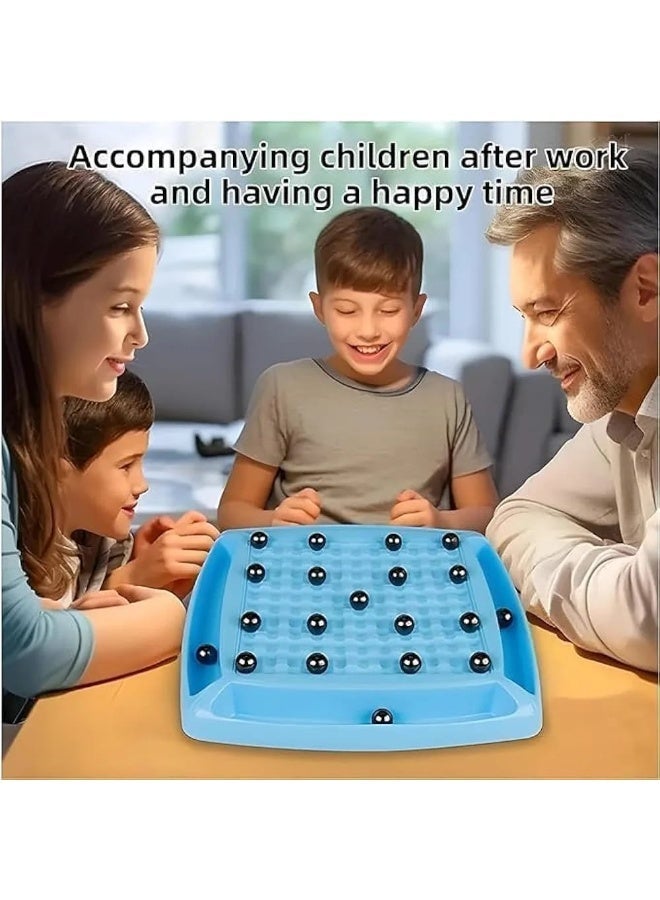 Magnetic Chess Game, Magnetic Chess for Kids and Adults, Magnetic Strategy Chess Game, Smart Magnetic Chess Game, Magnetic Battle Chess Game, Magnetic Chess Challenge Game, Magnetic Intelligence Game, Magnetic Thinking and Concentration Game, Magnetic Strategy Board Game, Tabletop Strategy Battle Game, Magnetic Strategy Stones Game, Magnetic Challenge Game, Magnetic Battle Game, Magnetic Table Game, Magnetic Board with Pieces, Complete Magnetic Chess Set, 32-Piece Magnetic Chess Set, Portable Magnetic Travel Chess Game, Magnetic Chess for Travel, Family Magnetic Chess Game, Intelligence and Concentration Development Game, Educational Strategy Game for Kids, Kids Intelligence and Planning Game, Magnetic Competition Game, Magnetic Marble Chess Game, Force Magnetic Chess Game, Interactive Chess Game for Two Players, Magnetic Desktop Chess Game. - Image 1